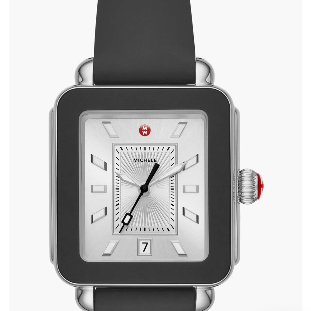 Michele Silver and Black Smartwatch
